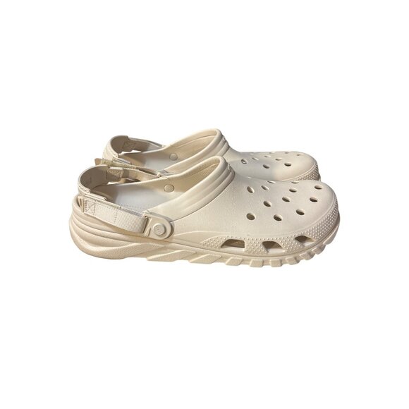 Classic Crocs All-Terrain Clogs In Beige Size M17 Lightweight Comfortable Casual - Picture 4 of 10